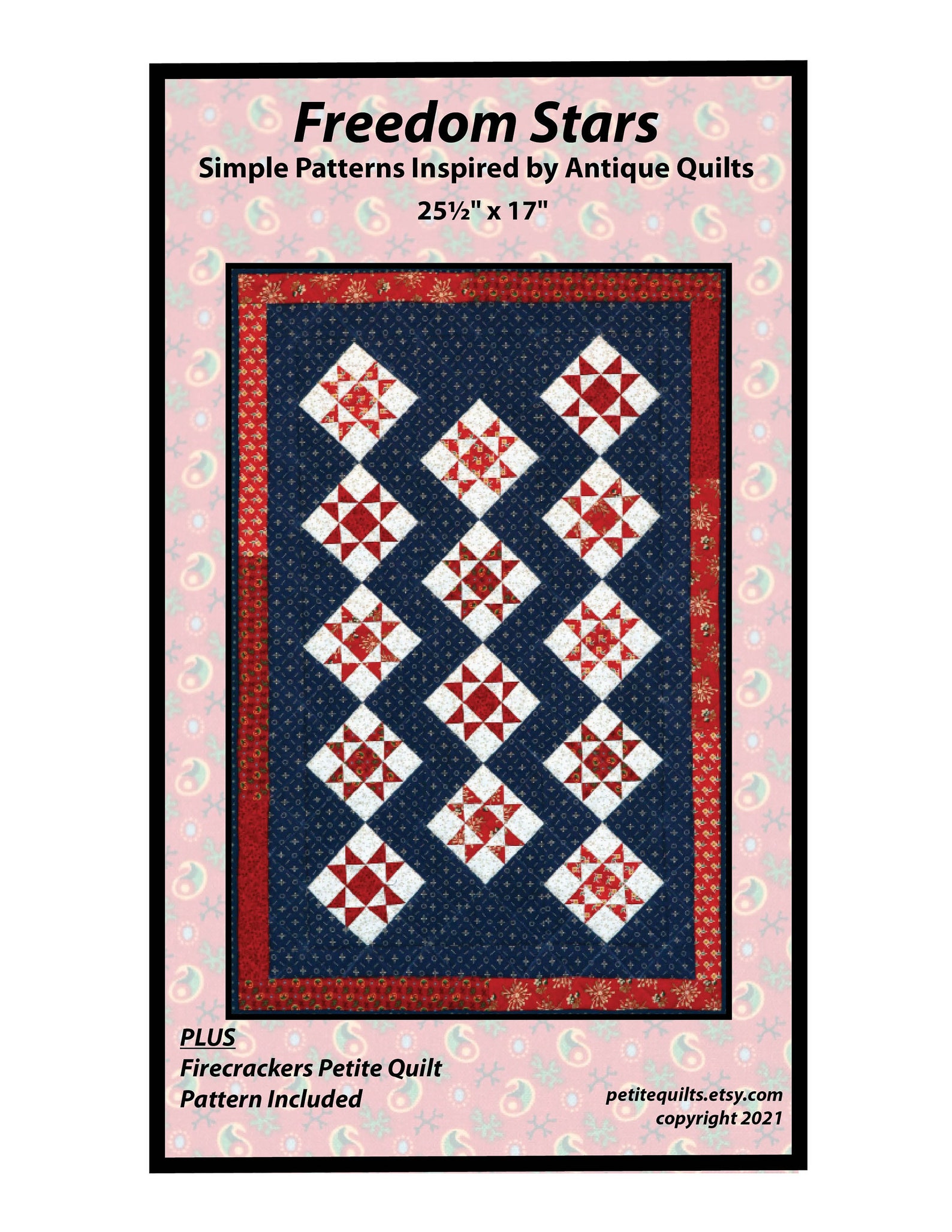 Freedom Stars Petite Quilt Pattern Etsy
