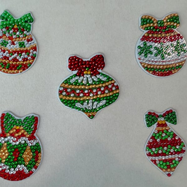 Christmas Magnets -(set of 5)