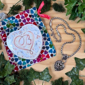 Brighton Bibi Heart Silver Plated Pendant Necklace image 1