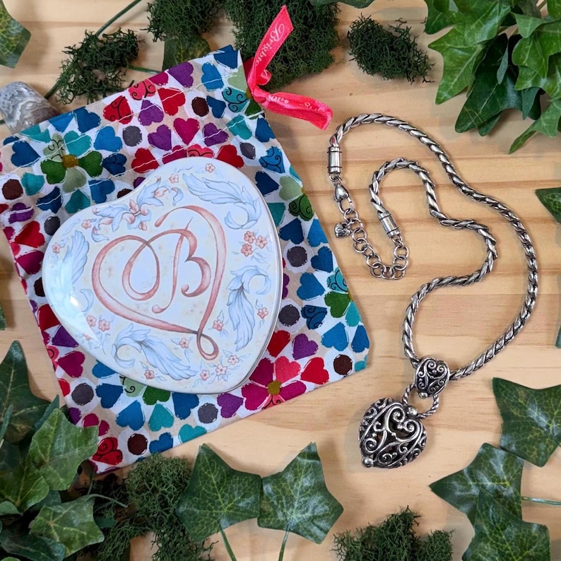 Brighton Bibi Heart Silver Plated Pendant Necklace image 1