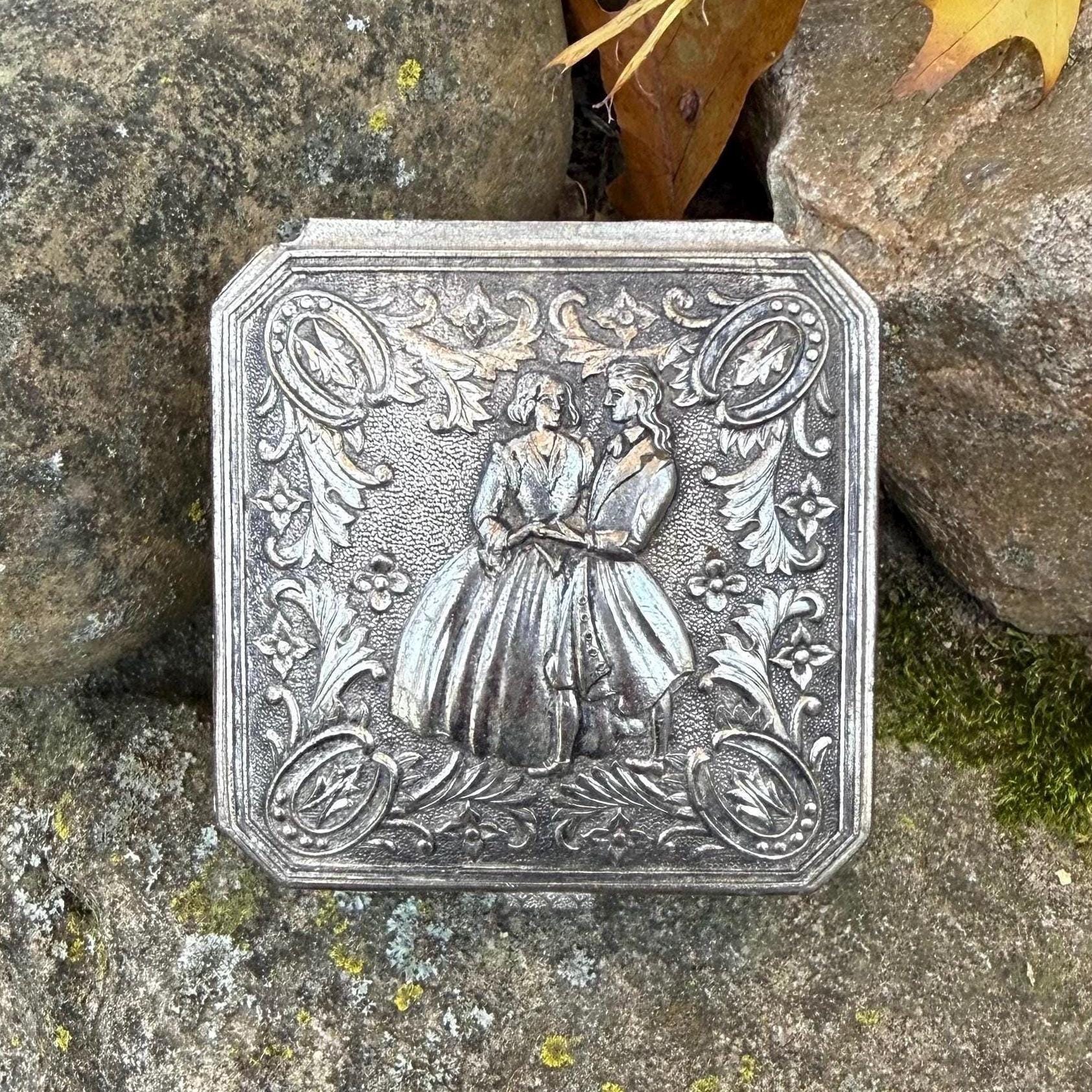 Antique Silver Box Made in Japan - Etsy