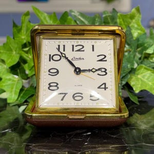 Vintage Linden Travel Alarm Clock - Etsy
