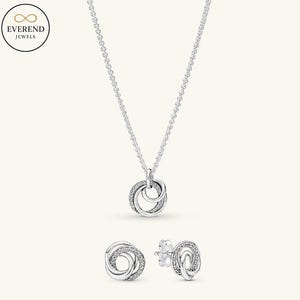 Pandora necklace and earring set - Etsy 日本