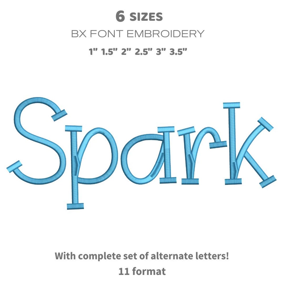 Cursive Run Farmhouse Script Satin Stitch Font A-Z, Cursive Run Stitch Font ...