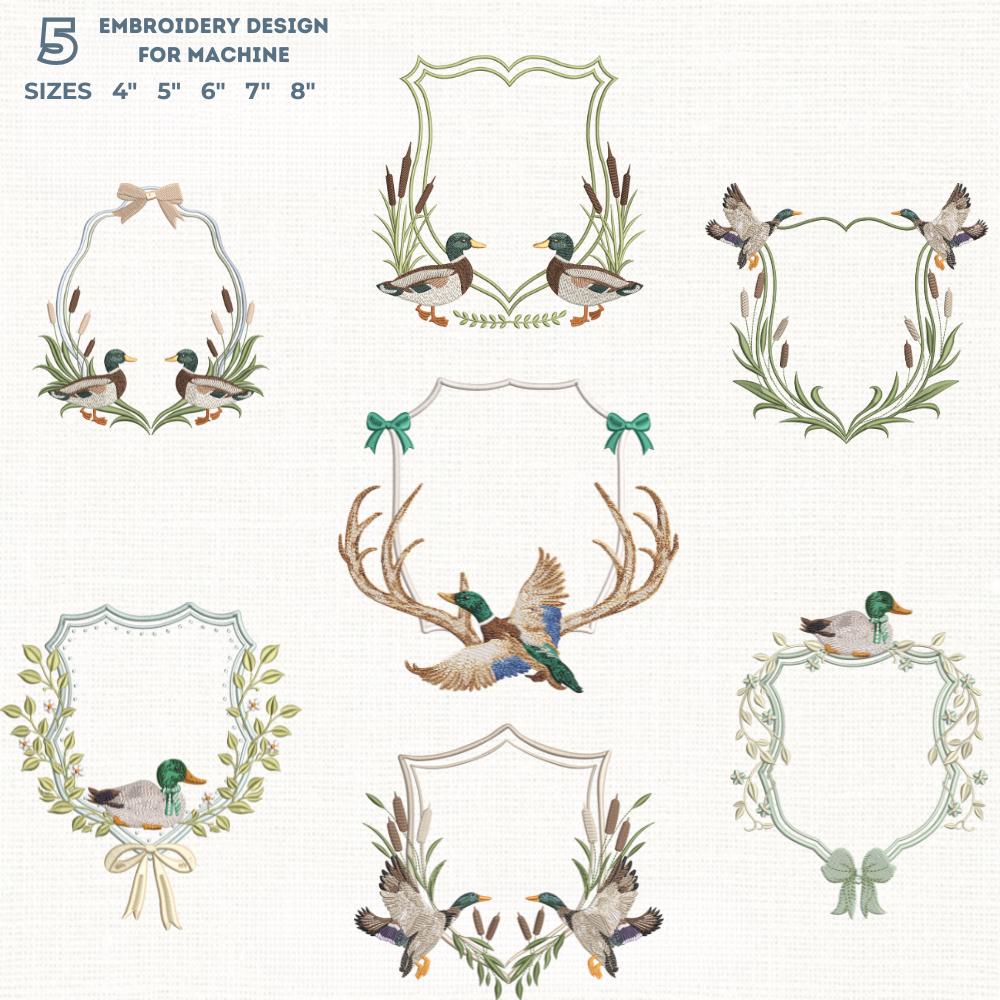 Broderie, Scène de chasse - Catawiki