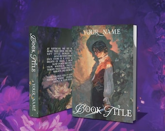 Couverture de livre fantastique romantique,Chevalier enchanté et ombres,KDP Ready