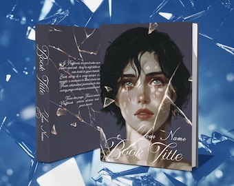 Couverture de livre prête à l'emploi, romantisme fantastique, Dark Academia Fantasy, prêt pour KDP