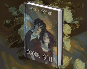 Couverture de livre prête à l'emploi, Romance fantastique, Dark Academia Fantasy, Prêt pour le KDP, Amour intemporel