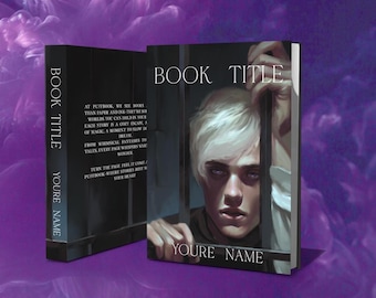 Couverture de livre prête à l'emploi, romantisme fantastique, Dark Academia Fantasy, prêt pour KDP
