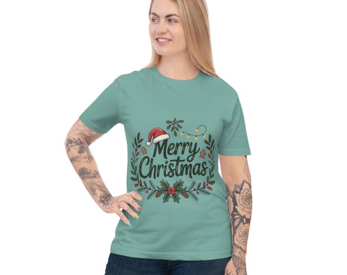 Classic Christmas T-Shirt, Festive Tee, Unisex Holiday Shirt, Merry Christmas Apparel, Seasonal Gift