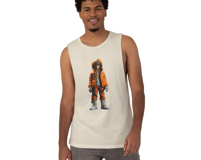 Skywalker, DizzyAmsterdam Style, Unisex Graphic Tank Top with Cool Streetwear Vibe, Summer Events, and Festivals, Trendy Gift for Friends