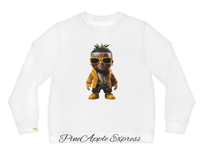 PineApple Express Icon, DizzyAmsterdam Style, Lightweight Sweatshirt, Casual Wear, Street Style, Gift for Fans, Music Lovers,