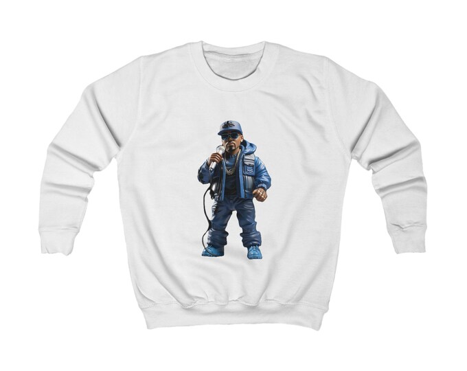 Tha Dogg Pound Icon, DizzyAmsterdam Original Style, Kids Sweatshirt - Fun Hip Hop Style for Boys and Girls, Unique Streetwear, Birthdays