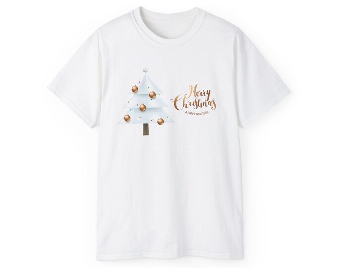 Christmas Tree Graphic Tee, Holiday Gift for Her, Unisex Holiday T-Shirt, Winter Festive Apparel, Comfortable Casual Wear, Seasonal Style