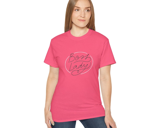 Boss Lady T-Shirt, Girl Power Tee, Women Empowerment Shirt, Feminist Top, Female Entrepreneur Gift