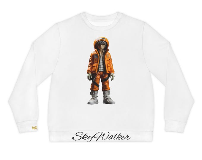 SkyWalker Icon, DizzyAmsterdam Style, Lightweight Sweatshirt - Trendy Urban Apparel, Perfect Gift for Adventurers, Unisex