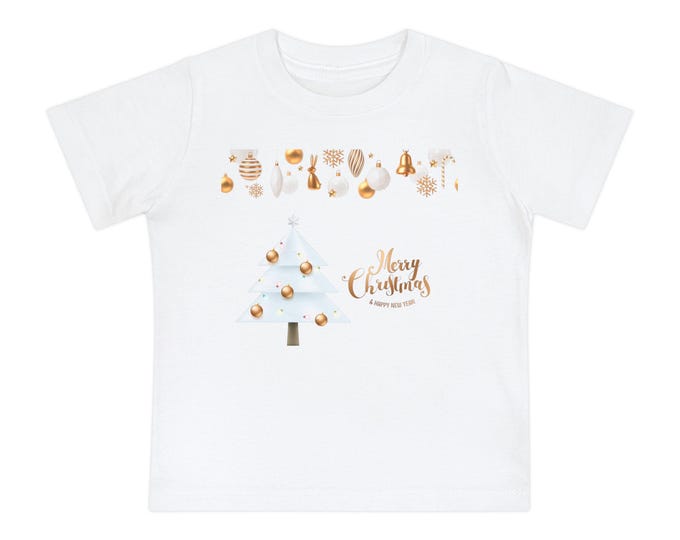 Christmas Baby T-Shirt, Merry Christmas Tee, Holiday Outfit, Infant Christmas Gift, Cute Baby Clothes, Toddler Tee