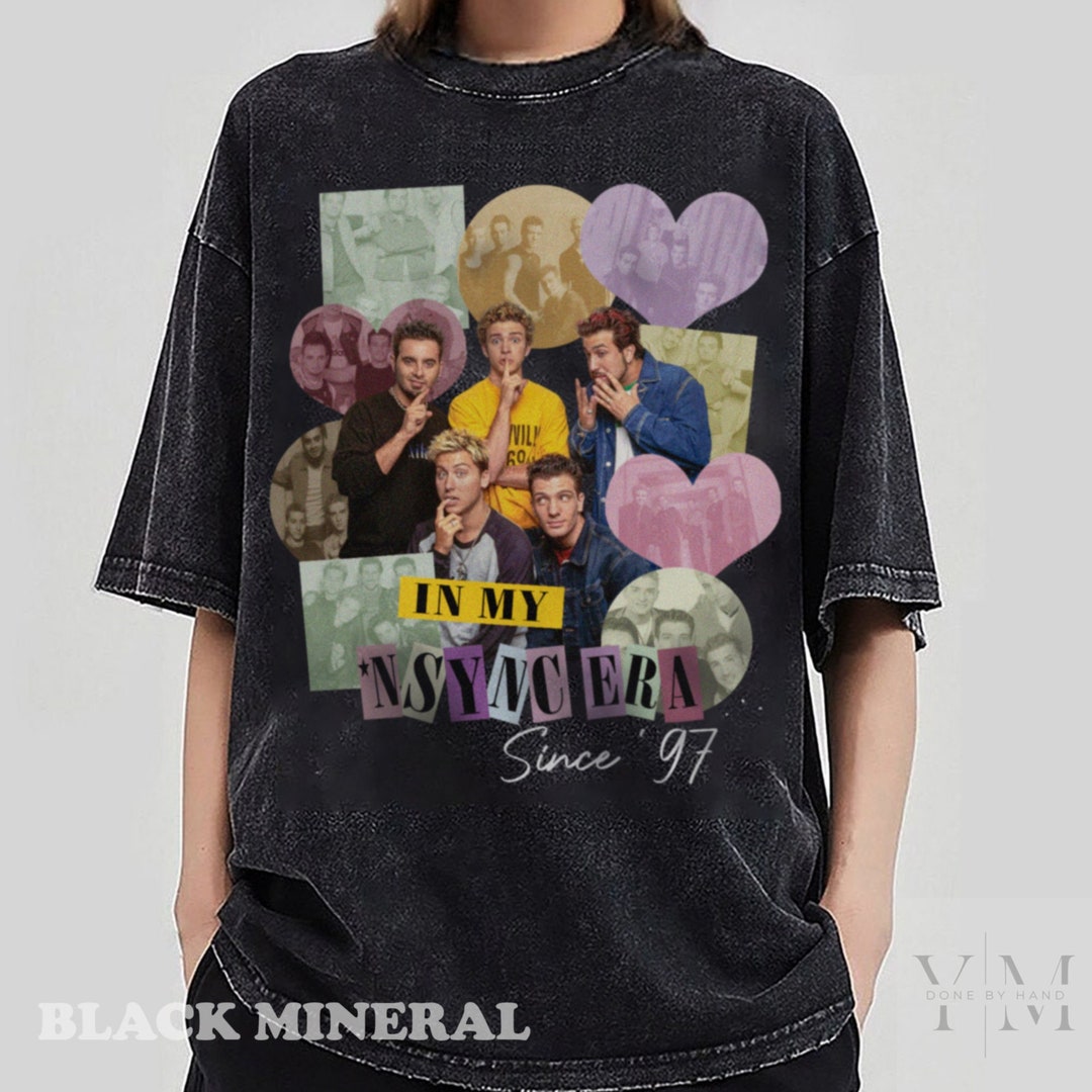 Era Nsync 1997 Tour Shirt, Nsync Band Merch Tshirt, in My Nsync Reunion