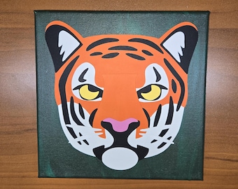 Tiger Paper Painting