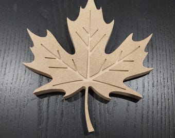 Wooden Maple Leaf