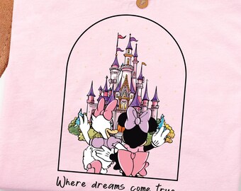 Magic Castle Shirt, Where Dreams Come True Tee, Cute Mouse Princess Shirt, Theme Park Trip Shirt, Family Vacation Tee
