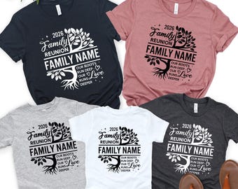 Custom 2026 Family Reunion Shirt, Matching Group Reunion Tees, Personalized Family Shirts