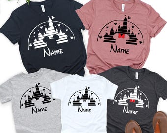 Disney Trip custom Shirt, Disney Trip shirt, Disney Family Vacation Shirt, Disney Family Matching Shirt, disney world family shirt