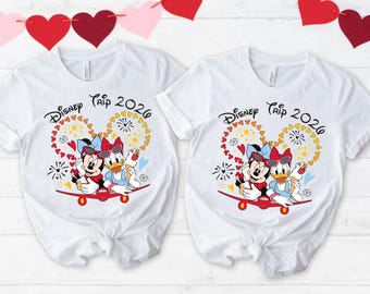 Disney trip 2026 Family shirt, Minnie Daisy family Shirts, Disney Group Shirts 2026,  Matching Disney Trip Tee, Disney vacation shirts