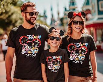 Custom Disney Family Trip Shirts 2026, Matching Vacation Tees