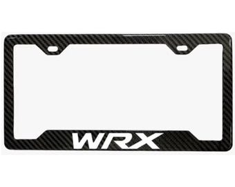 Subaru WRX registreringsskyltsram i 100 % kolfiber