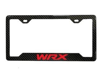 Subaru WRX registreringsskyltsram i 100 % kolfiber