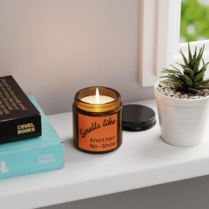 Smells Like Another No-Show Candle | Scented Soy in Amber Jar image 4
