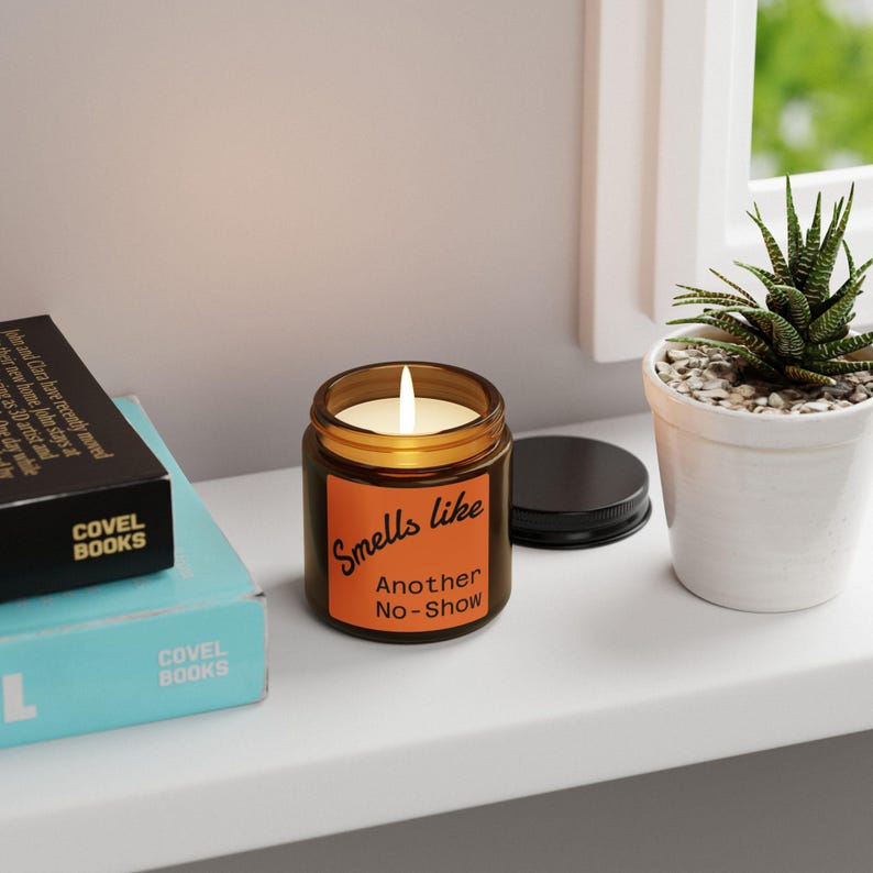 Smells Like Another No-Show Candle | Scented Soy in Amber Jar image 4