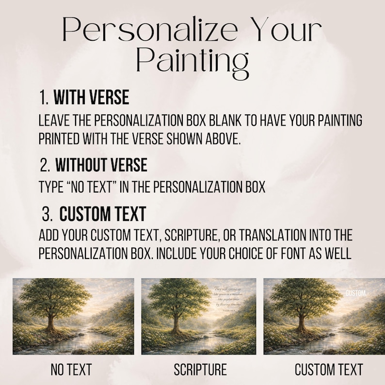 Custom Scripture Wall Art, Personalized Christian Canvas Print ...