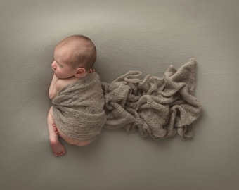 Newborn wrap, 15 colors, newborn photo prop, newborn layer, knitted newborn wrap, natural newborn photo prop