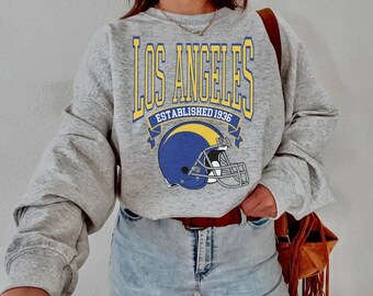 Los Angeles Football Sweatshirt _ Vintage Style Los Angeles Football Crewneck Sweatshirt _ Los Angeles Sweatshirt _ Football _