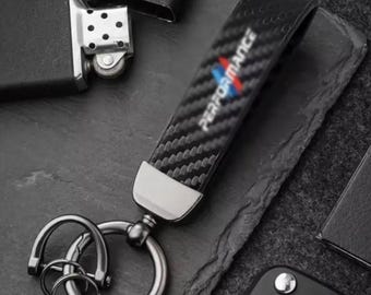 BMW Carbon Fiber Keychain M Performance BMW Keyring all Models (universal) (aftermarket)