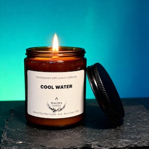 Masculine Scent Candle | Gift for Him I Natural Soy Wax