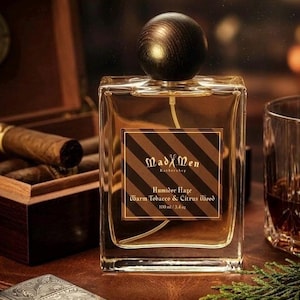 Humidor Haze Cologne: Warm Tobacco & Citrus Wood (3.4 oz) image 1