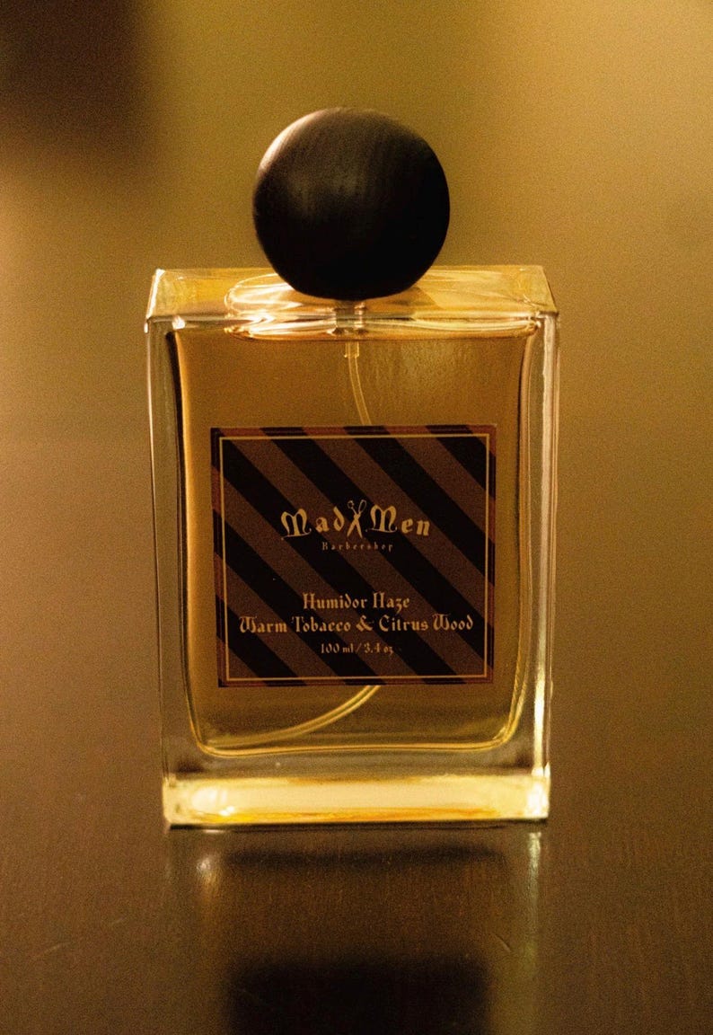 Humidor Haze Cologne: Warm Tobacco & Citrus Wood (3.4 oz) image 7