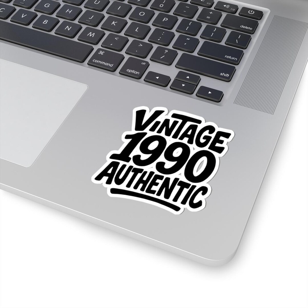 Vintage 1990 Sticker: Retro Nostalgia Vinyl Decal - Etsy