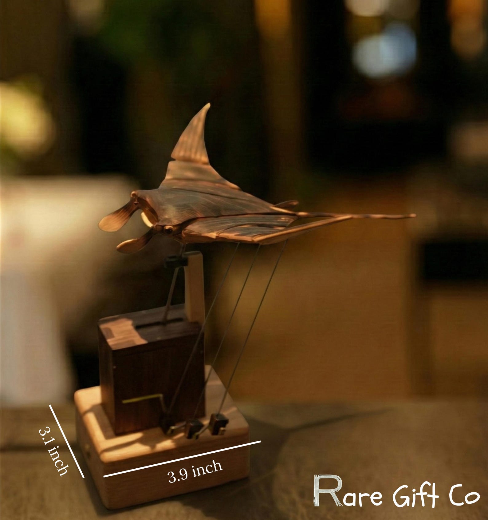 Flying Manta Ray Wooden Automaton | Handmade Kinetic Sculpture | Ocean ...