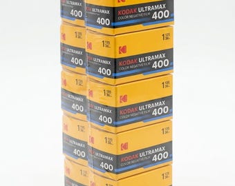 Kodak UltraMax 400 35mm Farbfilm | 10er Paket, 36 Exp Rollen (Exp 09/2028)