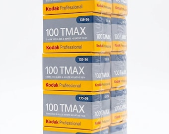 Kodak T-Max 100 35mm Schwarz-Weiß-Film | 10er Paket, 36 Exp Rollen