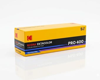 Kodak Ektacolor Pro 400 35mm Film | 5 Pack, 36 Exposures (Exp. 07/2028)