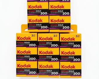 Kodak Gold 200 35mm Color Negative Film | Warm Tone, Fresh Stock (Exp 07/2028)