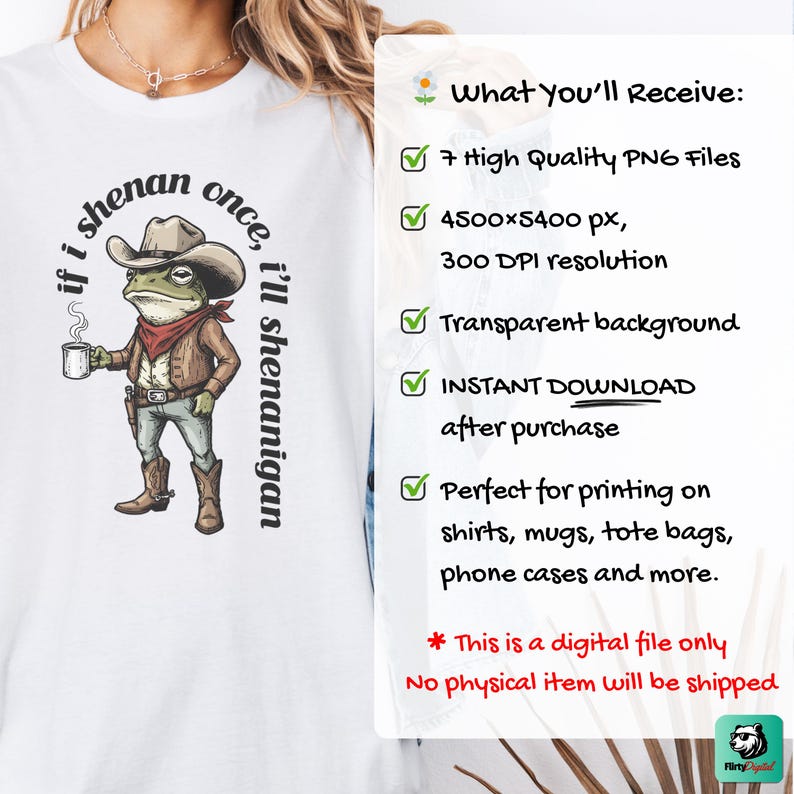 funny frog cowboy st patricks day png, retro shenanigan frog shirt design, vintage western irish green frog, frog riding cowboy funny illustration, st paddys day green frog art, distressed green cowboy frog sublimation, whimsical irish shenanigan digital download, lucky frog cowboy hat western png, funny st patricks day humor for adults, vintage woodcut style frog cowboy design