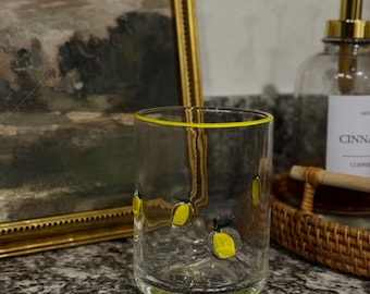 Lemon Icon Glass Cups