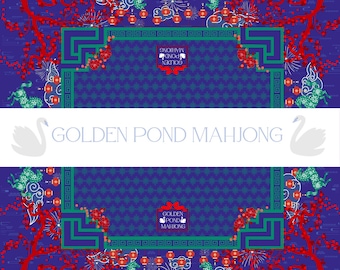 Tapis de mahjong Emiko - Année du cheval - Nouvel an lunaire chinois 2026