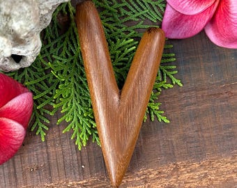 Kuripe pipe regular style wood for your choice . Single block wooden kuripe.
